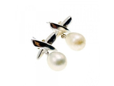 925 Sterling Silver Pearls Earrings