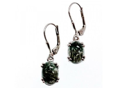 925 Sterling Silver Serpentine Earrings