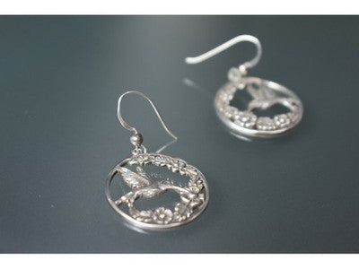Vintage 925 Sterling Silver "Calibri" Earrings