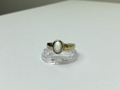 Vintage 925 Sterling Silver Moonstone Ring Size 11.25