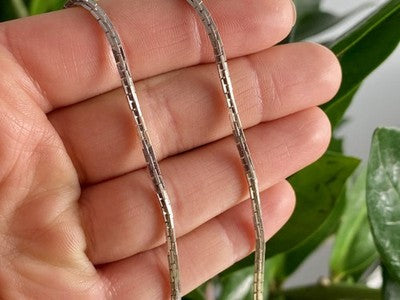 925 Sterling Silver Chain Necklace 16.5 in