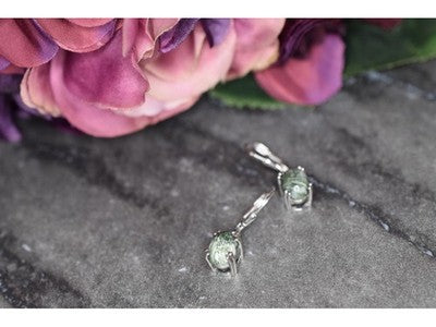 925 Sterling Silver Serpentine Earrings