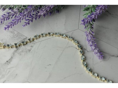 925 Sterling Silver Topaz Bracelet