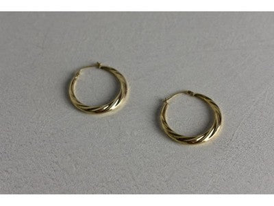 925 Sterling Silver Gold Plated (14K) Earrings