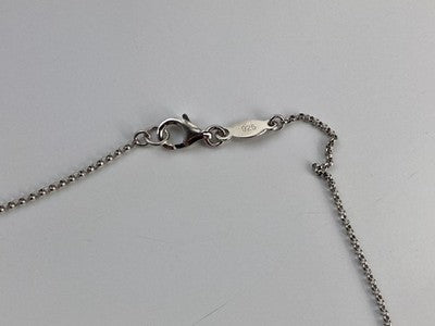 925 Sterling Silver CZ "Man" Chain With Pendant