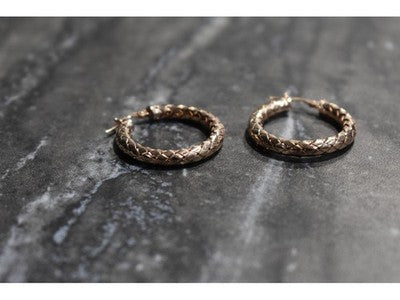 925 Sterling Silver Gold Plated Earrings
