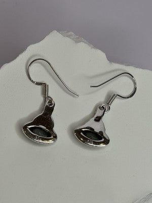 925 Sterling Silver Alexandrite Earrings Length 1.3 Inch