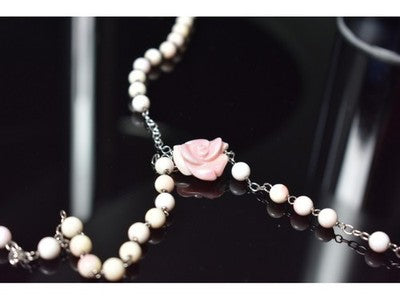 925 Sterling Silver Corals Necklace