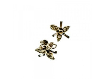 925 Sterling Silver White CZ Earrings
