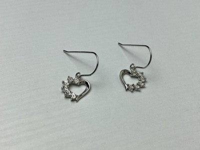 925 Sterling Silver "Hearts" Earrings
