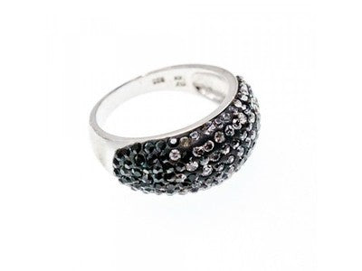 Beautiful 925 Sterling Silver CZ Ring Size 7