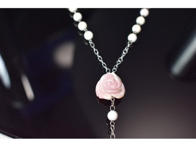 925 Sterling Silver Corals Necklace