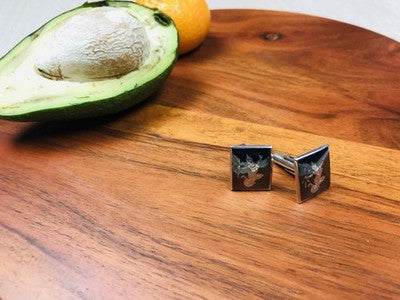 Men's Vintage 925 Siam Sterling Silver Cufflinks