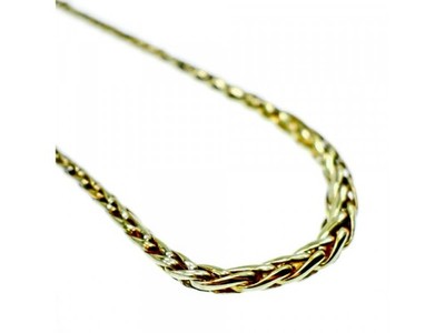 925 Sterling Silver Gold Plated Necklace Italy