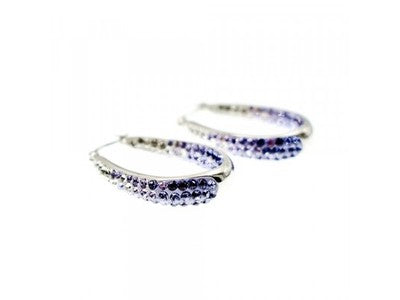 925 Sterling Silver Multicolor CZ "Shine" Earrings