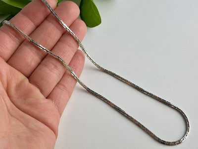 925 Sterling Silver Chain Necklace 16.5 in