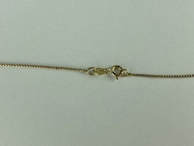 925 Sterling Silver Gold Plated Blue Spinel Chain With Cross