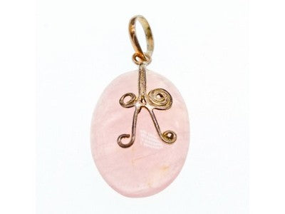 925 Sterling Silver Morganite Pendant