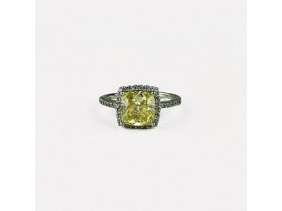 925 Sterling Silver CZ Ring Size 7