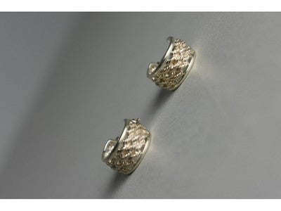 925 Sterling Silver Openwork Earrings