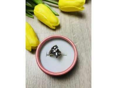 925 Sterling Silver "Seahorse" Ring Size 5.5