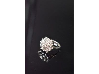925 Sterling Silver CZ Ring Size 6.5