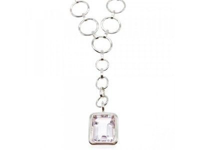 925 Sterling Silver Tanzanite Necklace