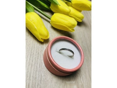 925 Sterling Silver Band Ring Size 9