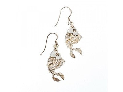 925 Sterling Silver "Fishes" Earrings
