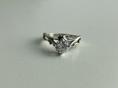 925 Sterling Silver CZ Ring Size 5.5