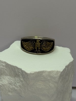 Vintage Otto 925 Sterling Silver Eagle Ring Size 12.5