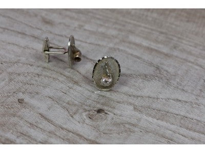 Men's Vintage 925 Sterling Silver Cufflinks Mexico