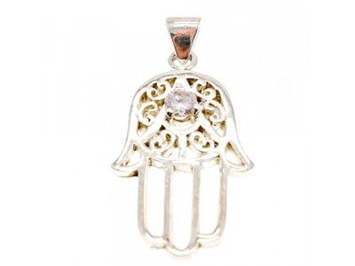 925 Sterling Silver CZ Pendant