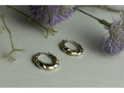 925 Sterling Silver Gold Plated Earrings