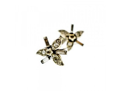 925 Sterling Silver White CZ Earrings