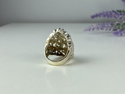 Vintage 925 Sterling Silver Ring Size 7.5