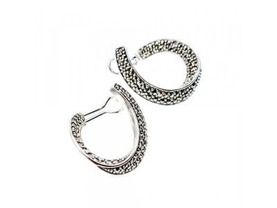925 Sterling Silver Marcasites Earrings