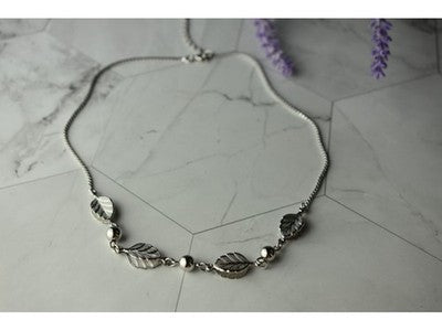 925 Sterling Silver "Autumn Leaves" Necklace
