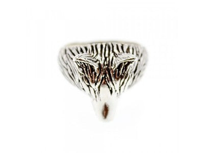 Men's 925 Sterling Silver "Wolf" Ring Size 9.5