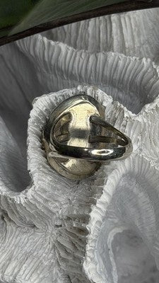 Vintage 925 Sterling Silver Blue Turquoise Ring Size 9.5