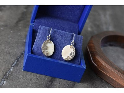 925 Sterling Silver Mother OF Pearl Earrings