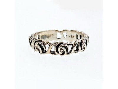 Vintage Sterling Silver Ring Size 10.25