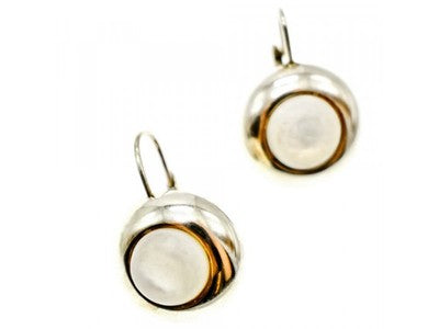 925 Sterling Silver Mother Of Pearl Earrings
