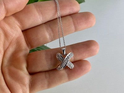 925 Sterling Silver CZ Chain With Pendant
