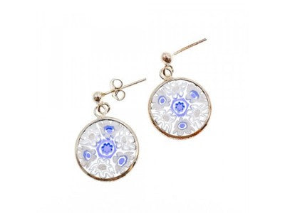925 Sterling Silver Agate "Magic" Earrings