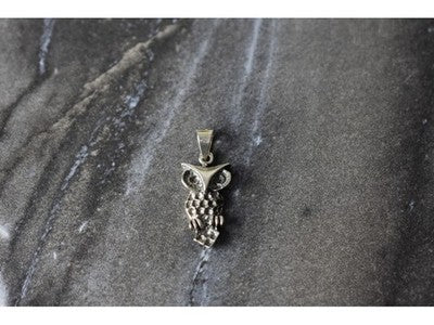 925 Sterling Silver "Owl" Pendant