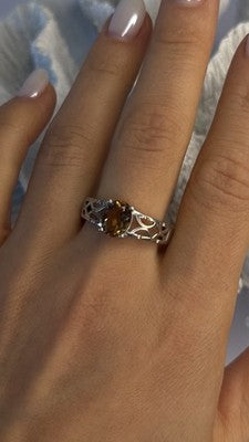 925 Sterling Silver Mystic Sunrise Topaz Ring Size 11.5