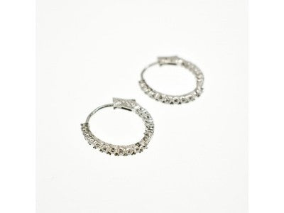 925 Sterling Silver CZ Earrings Turkey