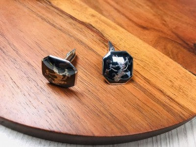 Men's Vintage 925 Siam Sterling Silver Cufflinks