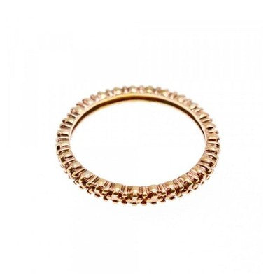 925 Sterling Silver Gold Plated Band Ring Size 10